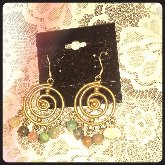 Earth tone earrings