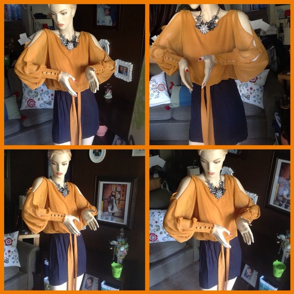 Suede Apparel Dresses & Skirts - Bundle for @successfulme1 Dress & Red Blouse.