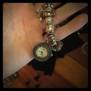 Adjustable bracelet with watch