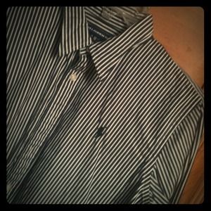 SOLDBlack/White stripe Ralph Lauren Sport dress
