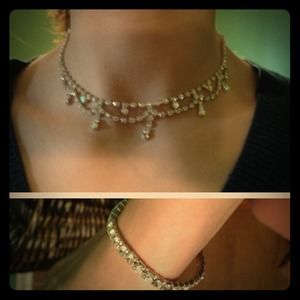 Costume Jewelry Bracelet and Choker