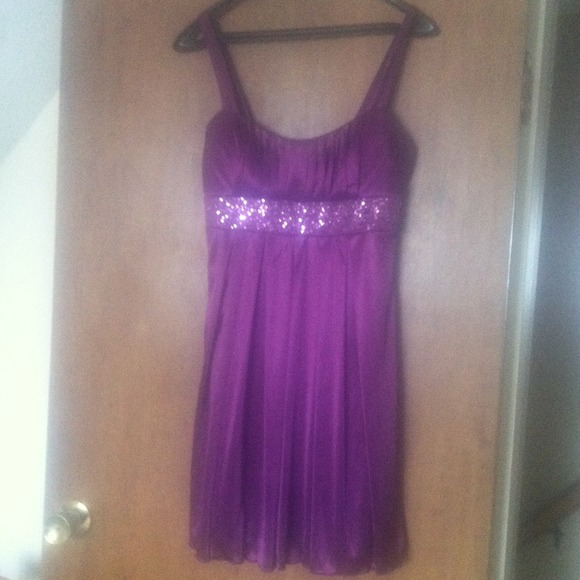 Purple dress