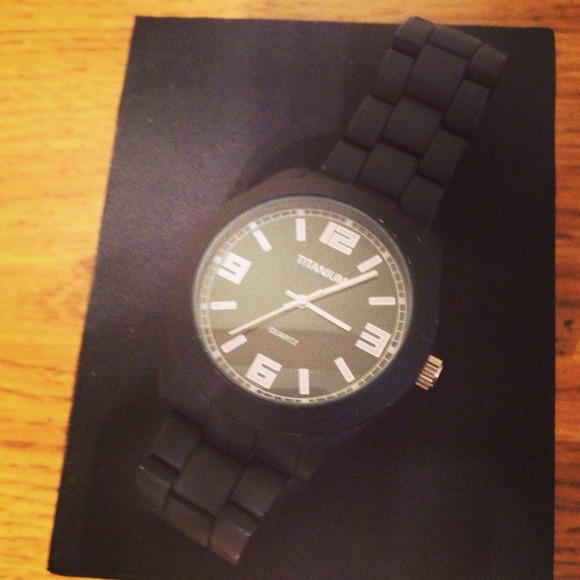 ❌❌SOLD❌❌Men's Stainless Steel Black Watch