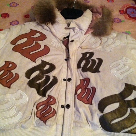 A hooded bomber jacket