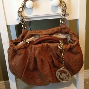 Leather Michael Kors purse