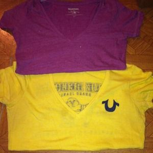 SOLD 2 true religion t shirts, pre-owned
