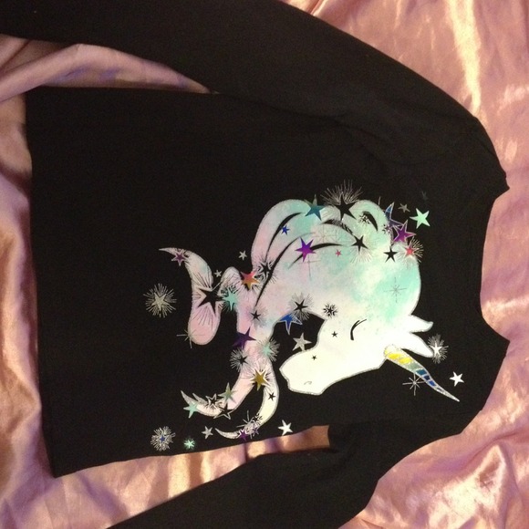 Kids black long sleeve shirt