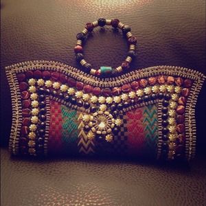 Gorgeous Embroidered hand clutch