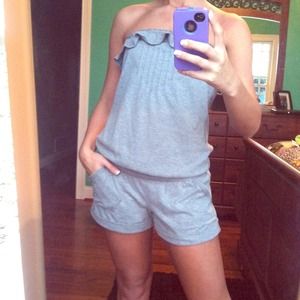 Gray Hollister Romper