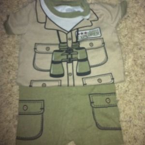 Nwot old navy pajamas "park ranger" cutest pjs