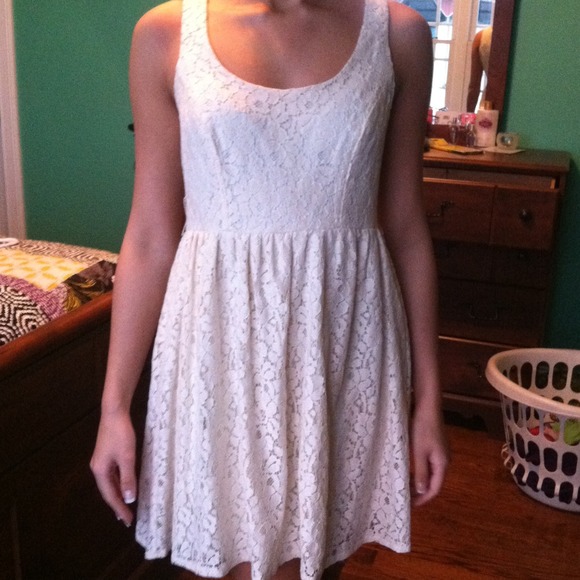 White Lace Dress 👗