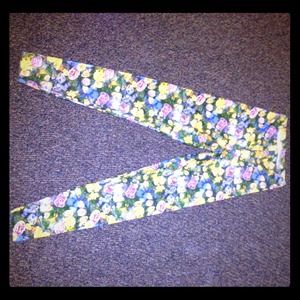 American Apparel Floral leggings