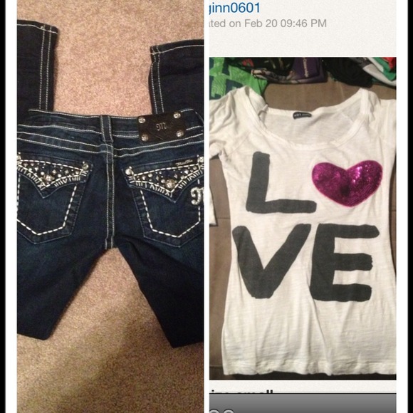 🌟Reserved🌟 bundle miss mes and love shirt