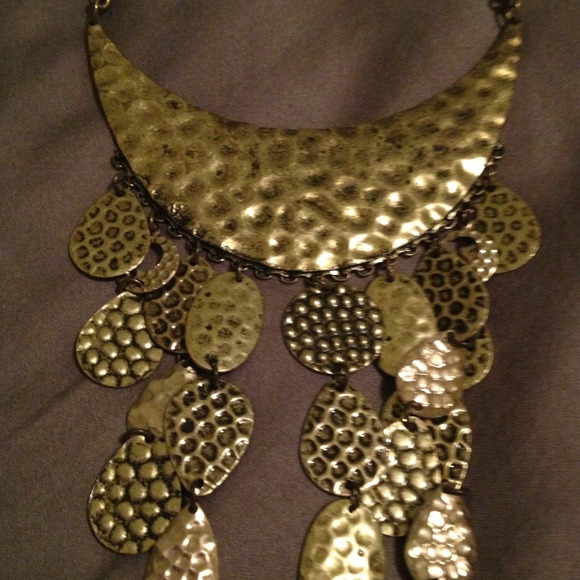 Copper Statement Necklace - Picture 3 of 4