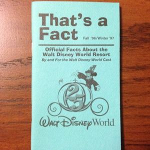 🍭Disney "Authentic" That's A Fact Booklet🍭