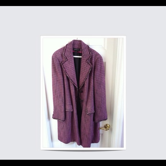 MOVING SALE! Pink and Black Spring Coat