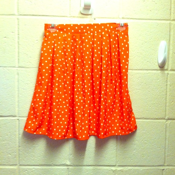 Orange skirt