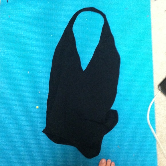 Black halter American apparel