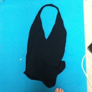 Black halter American apparel