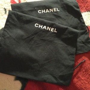 Authentic Chanel shoe cover bags