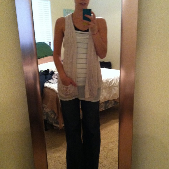 Tops - ⭐Bundle⭐ Crochet vest-bombshell-yellow scarf