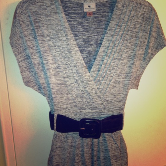 💰SOLD💰Grey Belted Dress