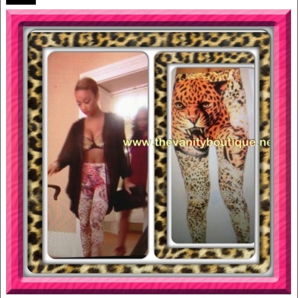 The animal instinct leggings as seen on Draya