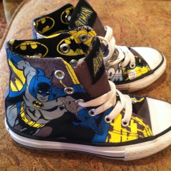 Reserved Boys converse batman shoes