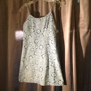 Hawaiian floral print dress