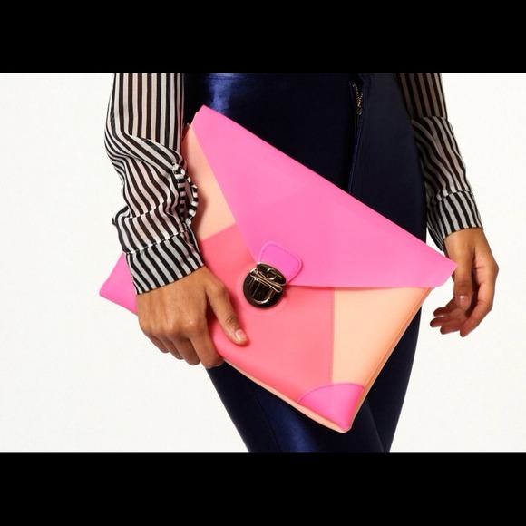 SOLD) Madeline Jelly Envelope Clutch