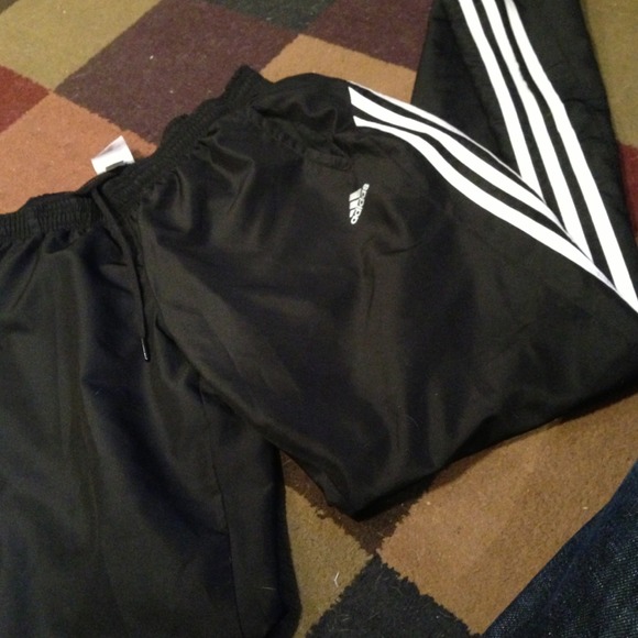 ❗Reduced❗Black ADIDAS swoosh pants