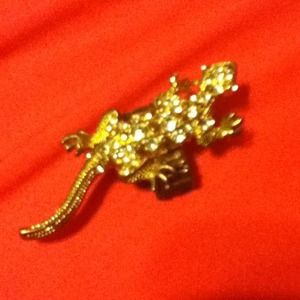 Gold Stretchy Lizard Ring