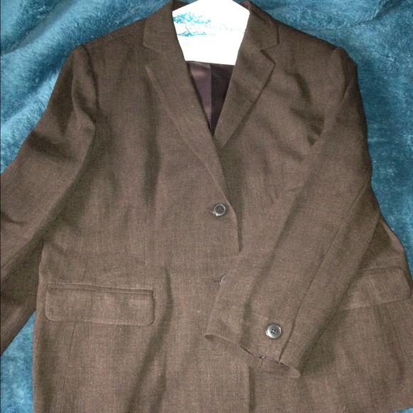 SOLD! Alfani Brown Suit Jacket