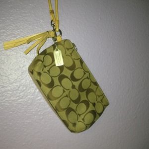 Authentic coach pouch