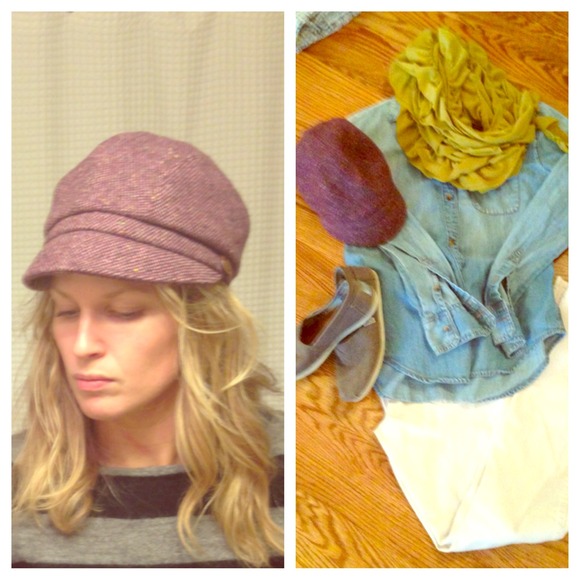 Lavender wool hat - Picture 1 of 3