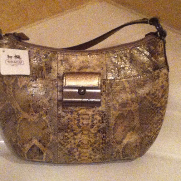 NWT Coach limited Ed. Snake print bag