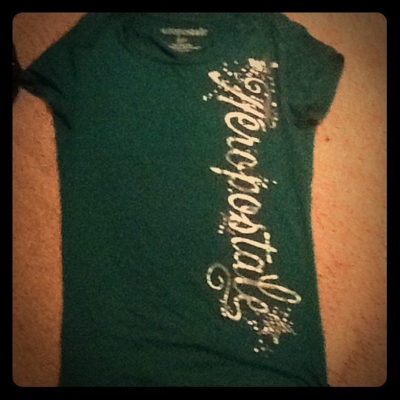 Green sparkly shirt