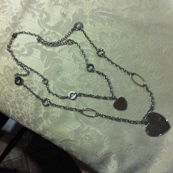 Silver heart necklace - Picture 2 of 2