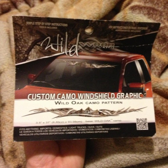 🌟Trade🌟 Camo windshield graphic