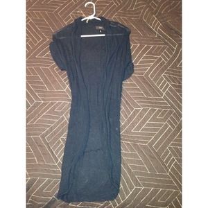 Medium black short sleeve cardigan
