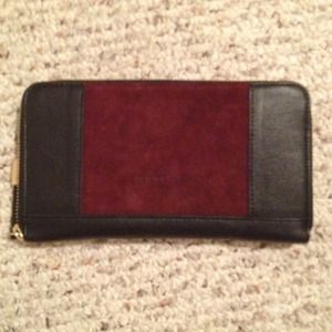 ⚠Sold See by Chloe zip around leather suede wallet