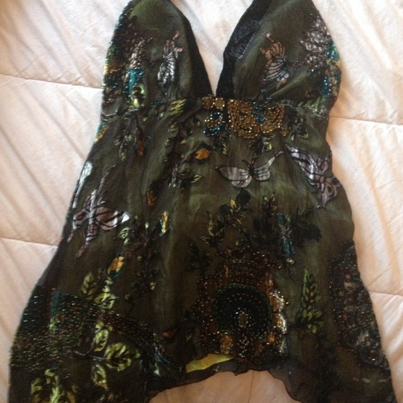 Hale Bob One of a Kind Embellished Top