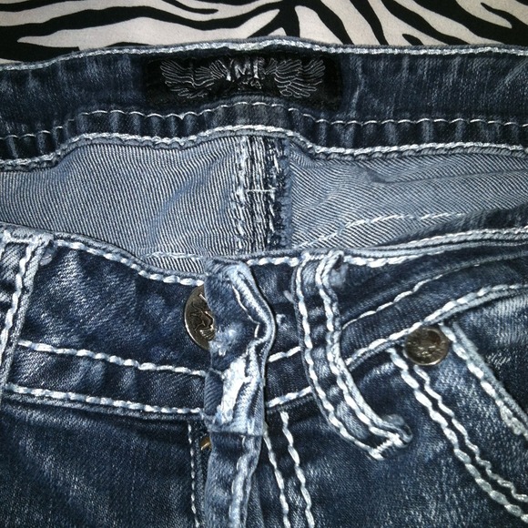 YMI acid wash capris