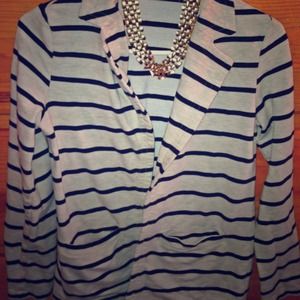 Striped casual jacket