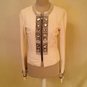 D&G cream leather jacket. NBW