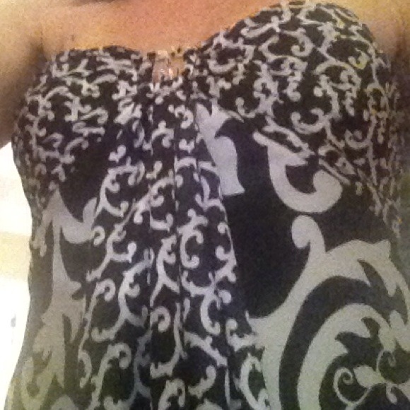 Strapless White House Black Market shirt