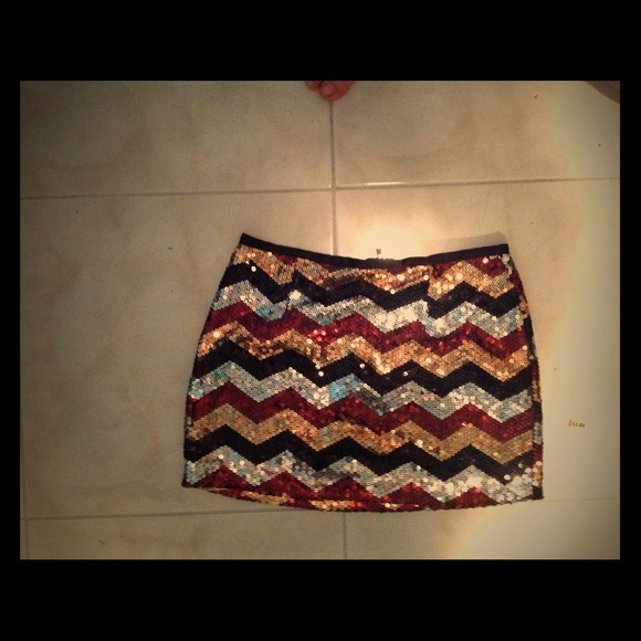 Sequin skirt
