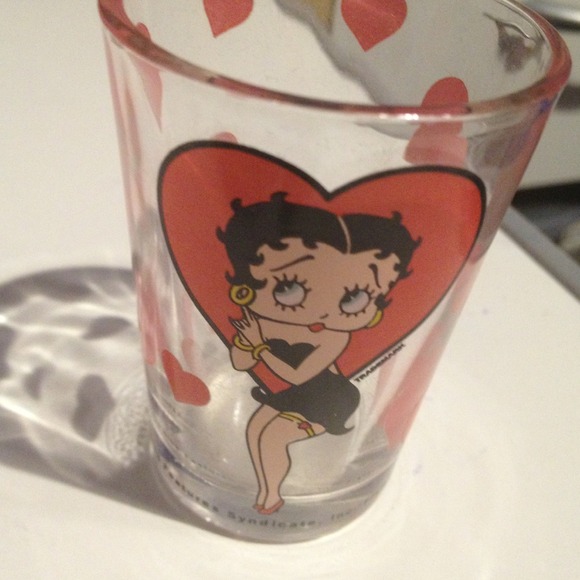 Betty boop collectible shot glass