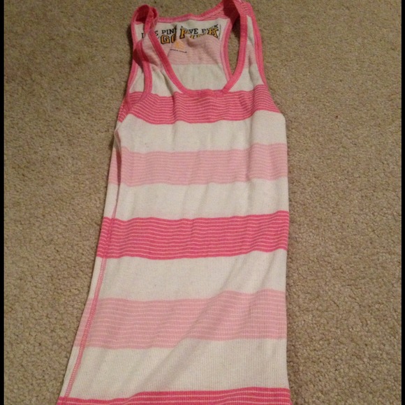 Pink Victoria's Secret tank