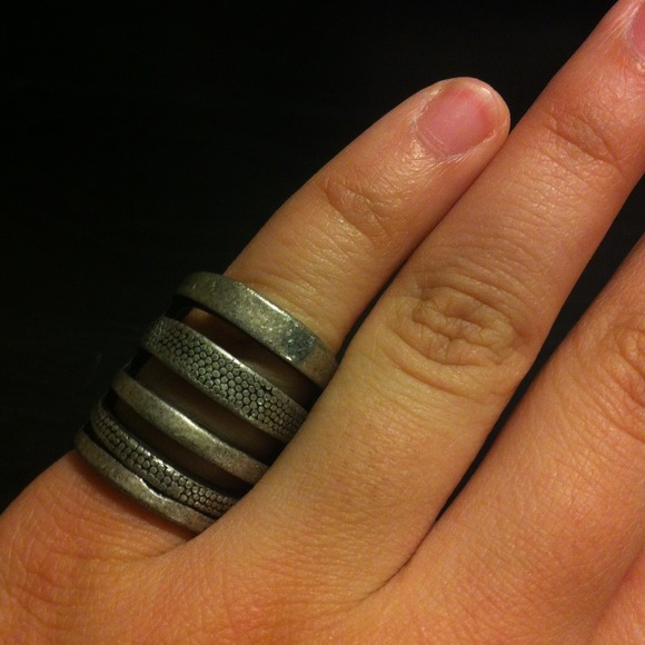 Silver Ring- rustic - Picture 2 of 3